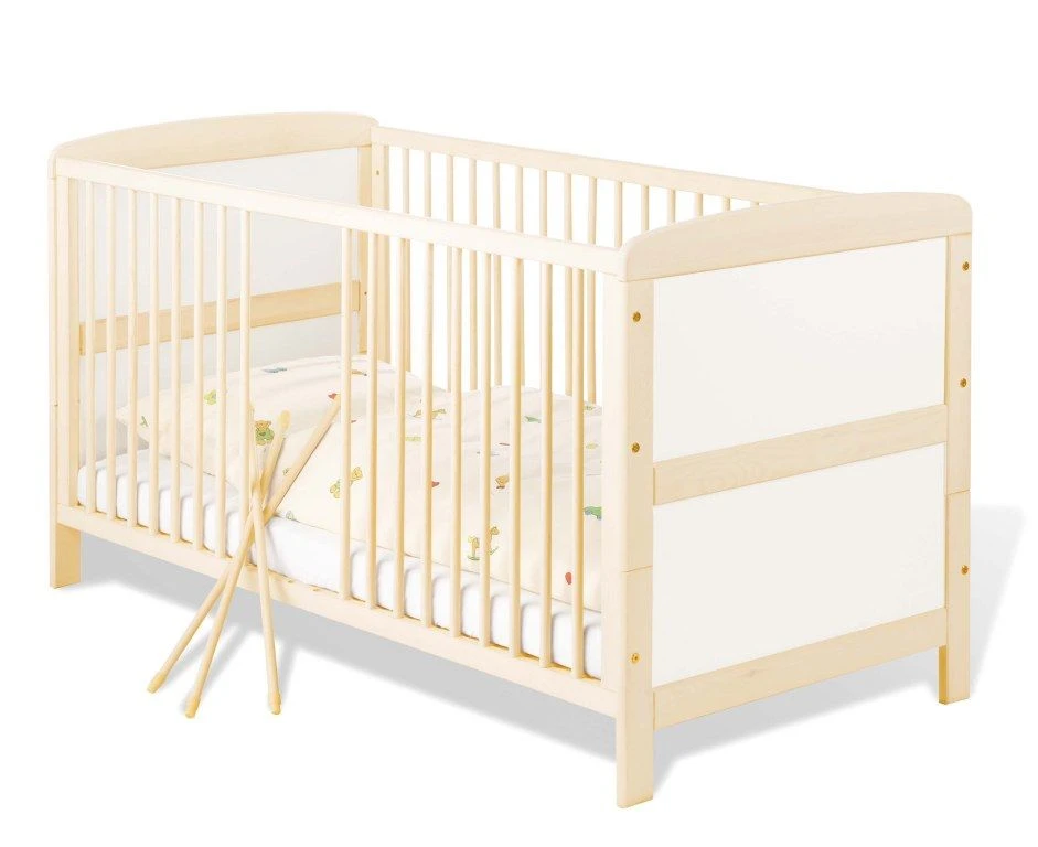 Pinolino Lit Bébé évolutif Florian Bois Massif Blanc Crème 70 X 140 1 Pinolino Lit Bébé évolutif Florian Bois Massif Blanc Crème 70 X 140