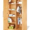 Pinolino Armoire Bébé 2 Portes Natura Bois Massif Huilé