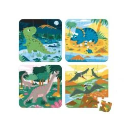 Janod 4 Puzzles évolutifs Dinosaures
