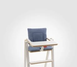 Coussin Réducteur Chaise Haute Supaflat -Soins Pour Bébé 88 000062 coussin supaflat blue velvet bambinou 1