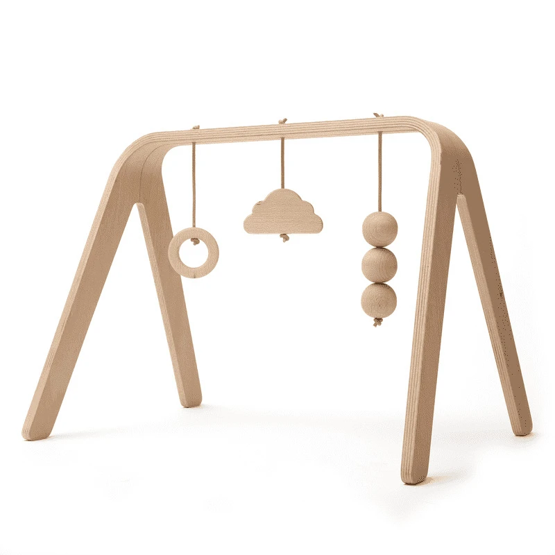 Arche D’éveil Naho Avec Jouets En Bois 1 Arche D’éveil Naho Avec Jouets En Bois