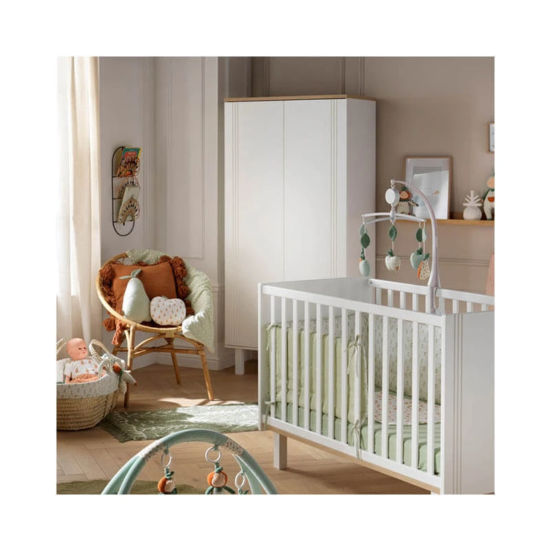 Armoire 2 Portes Eleonore Blanc 3 Armoire 2 Portes Eleonore Blanc – Image 3