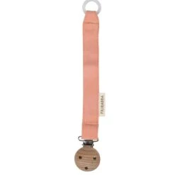 Filibabba Attache-tétine En Coton Bio Corail
