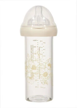 Biberon Verre 240 Ml 0m+ Fleurs