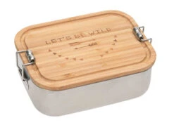 Lassig Boîte à Goûter Inox Bambou Adventure