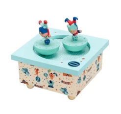 Trousselier Boite à Musique Bois Acrobates