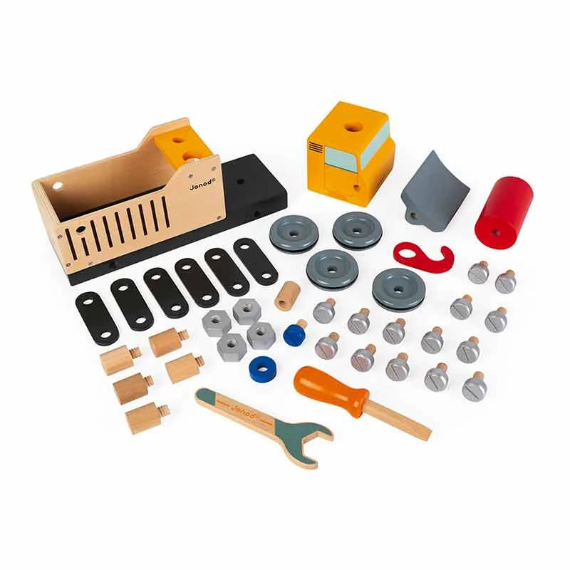 Janod Camion De Chantier Brico'Kids 5 Janod Camion De Chantier Brico'Kids – Image 5