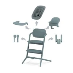CYBEX Chaise Haute Lemo 2 4-en-1 (baby Set + Plateau + Transat)