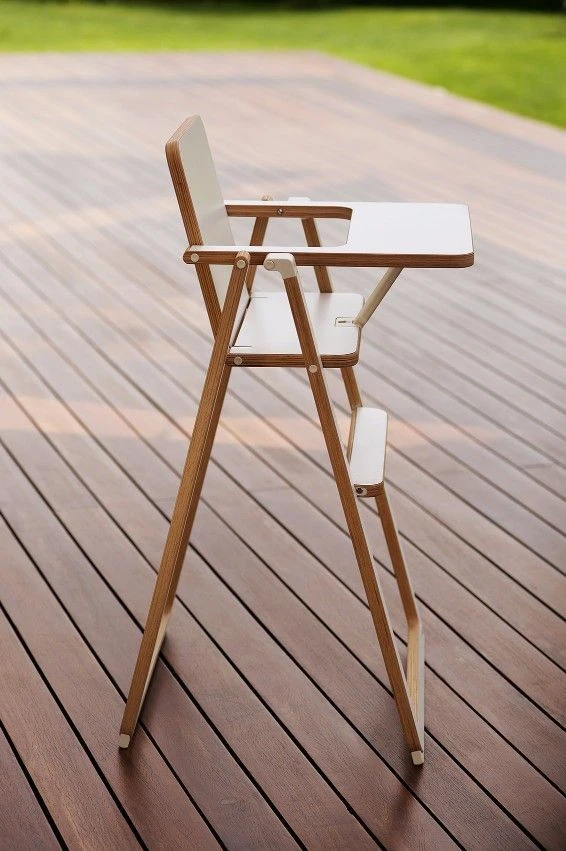 Chaise Haute Pliante Supaflat Blanc 9 Chaise Haute Pliante Supaflat Blanc – Image 9