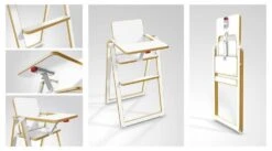 Chaise Haute Pliante Supaflat Blanc 17 Chaise Haute Pliante Supaflat Blanc -Soins Pour Bébé chaise haute supaflat blanc bambinou