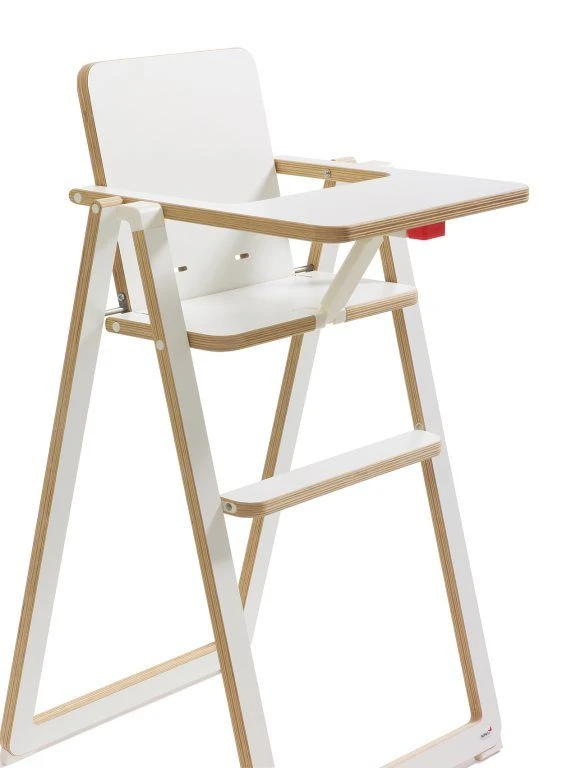 Chaise Haute Pliante Supaflat Blanc 1 Chaise Haute Pliante Supaflat Blanc