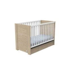 Chambre Antonin Chêne : Lit, Commode, Armoire -Soins Pour Bébé chambre antonin chene lit commode armoire sauthon bambinou lit tiroir