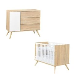 Chambre Seventies : Lit, Commode