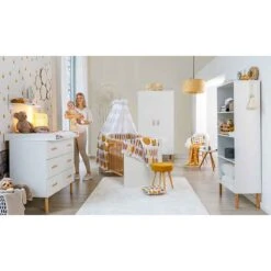 Chambre Melody : Lit, Commode, Armoire 2 Portes 15 Chambre Melody : Lit, Commode, Armoire 2 Portes -Soins Pour Bébé chambre melody lit commode armoire 2 portes schardt bambinou ambiance