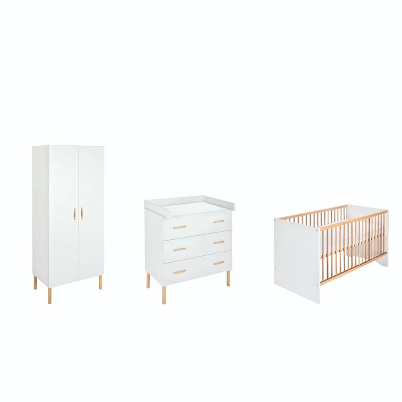 Chambre Melody : Lit, Commode, Armoire 2 Portes 1 Chambre Melody : Lit, Commode, Armoire 2 Portes