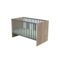 Chambre Nova Gris Volcan : Lit, Commode, Armoire -Soins Pour Bébé chambre nova gris volcan lit commode armoire sauthon bambinou lit 140