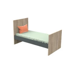 Chambre Nova Gris Volcan : Lit, Commode, Armoire -Soins Pour Bébé chambre nova gris volcan lit commode armoire sauthon bambinou lit junior