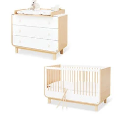 Pinolino Chambre Round : Lit, Commode