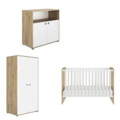 Chambre Arthur : Lit, Commode, Armoire