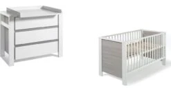 Chambre Milano Pine : Lit, Commode