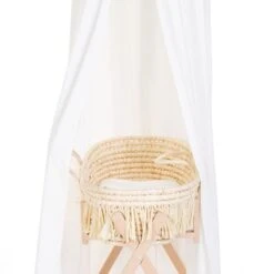 Childhome Ciel De Lit Enfant Et Tapis De Jeu Jersey écru 120x120 Cm -Soins Pour Bébé ciel lit enfant tapis jeu jersey 120x120 cm ecru childhome bambinou couffin