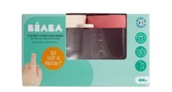Beaba Coffret 2 Portions Verre 150 Ml/250 Ml -Soins Pour Bébé coffret 2 portions verre 150 ml 250 ml beaba bambinou packaging face