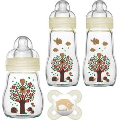 MAM Coffret Naissance Biberons En Verre Et Sucette