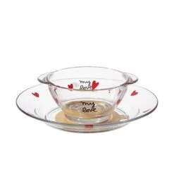 Coffret Repas En Verre Duralex Cœurs