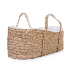 Devant 23 Childhome Couffin Moïse En Jonc De Mer Naturel Et Matelas