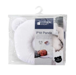 Candide Coussin Cale-tête P'tit Panda Blanc 7 Candide Coussin Cale-tête P'tit Panda Blanc -Soins Pour Bébé coussin anti tete plate ptit panda blanc candide bambinou packaging