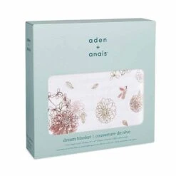 Aden + Anais Couverture De Rêve En Mousseline De Coton Dahlias 17 Aden + Anais Couverture De Rêve En Mousseline De Coton Dahlias -Soins Pour Bébé couverture reve mousseline coton dahlias aden anais bambinou boite