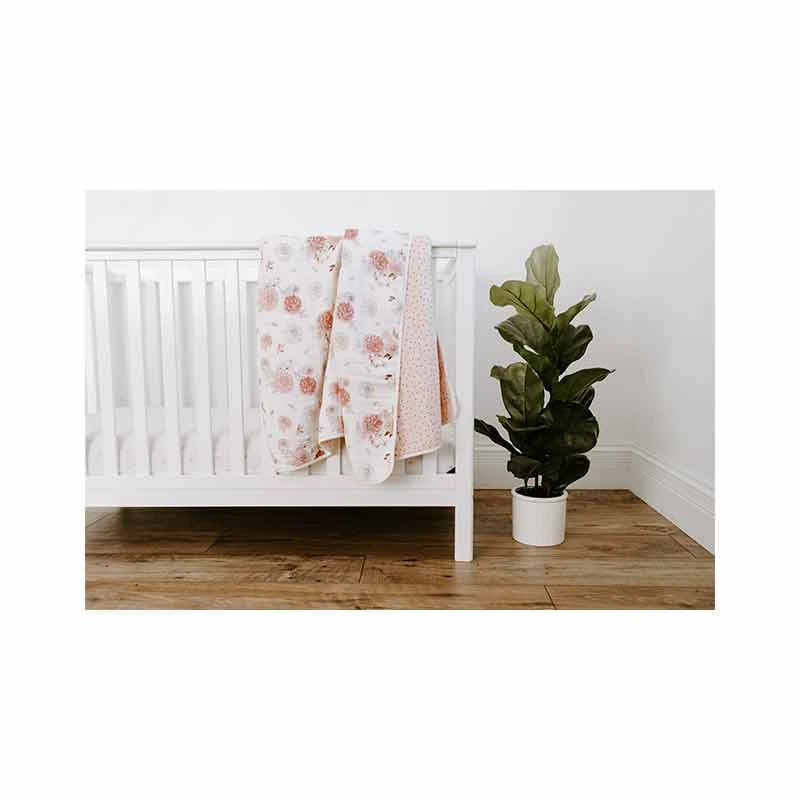 Aden + Anais Couverture De Rêve En Mousseline De Coton Dahlias 3 Aden + Anais Couverture De Rêve En Mousseline De Coton Dahlias – Image 3