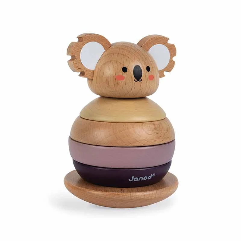 Janod Culbuto Koala Empilable WWF 2 Janod Culbuto Koala Empilable WWF – Image 2