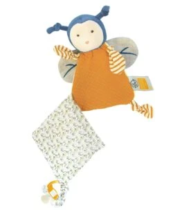 Doudou Attache-sucette Pollen L'Abeille Bio