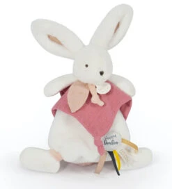 Doudou Happy Wild Pompon Terracotta 25 Cm