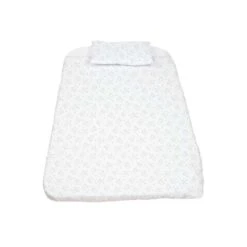 CHICCO Ensemble Linge De Lit 3 Pièces Pour Berceau Cododo Next2Me Forever : Taie Oreiller + Drap Housse + Drap Bear