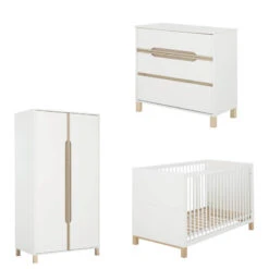 Chambre Céleste : Lit, Commode, Armoire