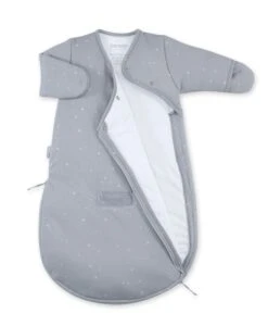 Gigoteuse Hiver Magic Bag Pady Jersey Étoiles Gris -Soins Pour Bébé gigoteuse magic bag pady jersey etoiles gris 0 3 mois bemini bambinou ouverte 1