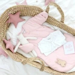 Gigoteuse Hiver Magic Bag Pady Jersey Rose/Pois Doré -Soins Pour Bébé gigoteuse magic bag pady jersey rose pois dore 0 3 mois bemini bambinou detail 1