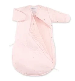 Gigoteuse Hiver Magic Bag Pady Jersey Rose/Pois Doré -Soins Pour Bébé gigoteuse magic bag pady jersey rose pois dore 0 3 mois bemini bambinou ouverte 1