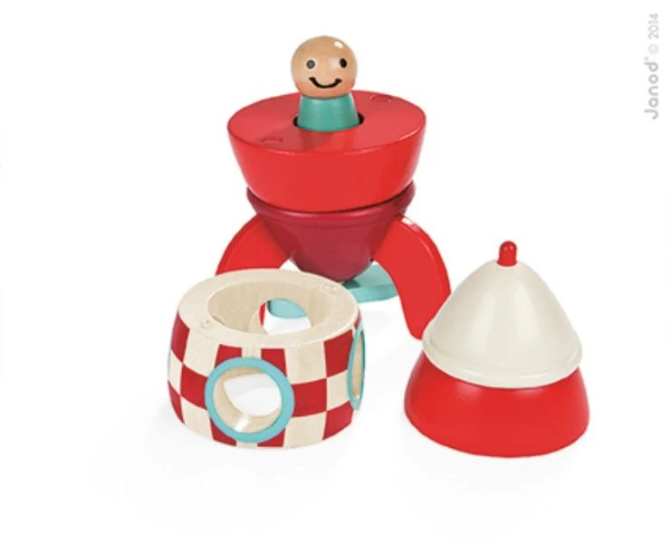 Janod Kit Magnétique Fusée 2 Janod Kit Magnétique Fusée – Image 2