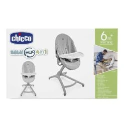 CHICCO Kit Repas Pour Berceau/Transat Évolutif Baby Hug 4in1 : Tablette Repas + Housse De Protection -Soins Pour Bébé kit repas pour berceau transat evolutif baby hug 4in1 tablette repas housse protection chicco bambinou packaging