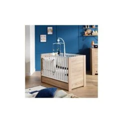 Lit Antonin 60 X 120 Cm Chêne 6 Lit Antonin 60 X 120 Cm Chêne -Soins Pour Bébé lit antonin 60 120 cm chene sauthon bambinou ambiance