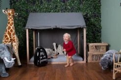 Childhome Lit Enfant Cabane 70 X 140 Cm Naturel -Soins Pour Bébé lit enfant cabane 70 140 naturel childhome bambinou enfant