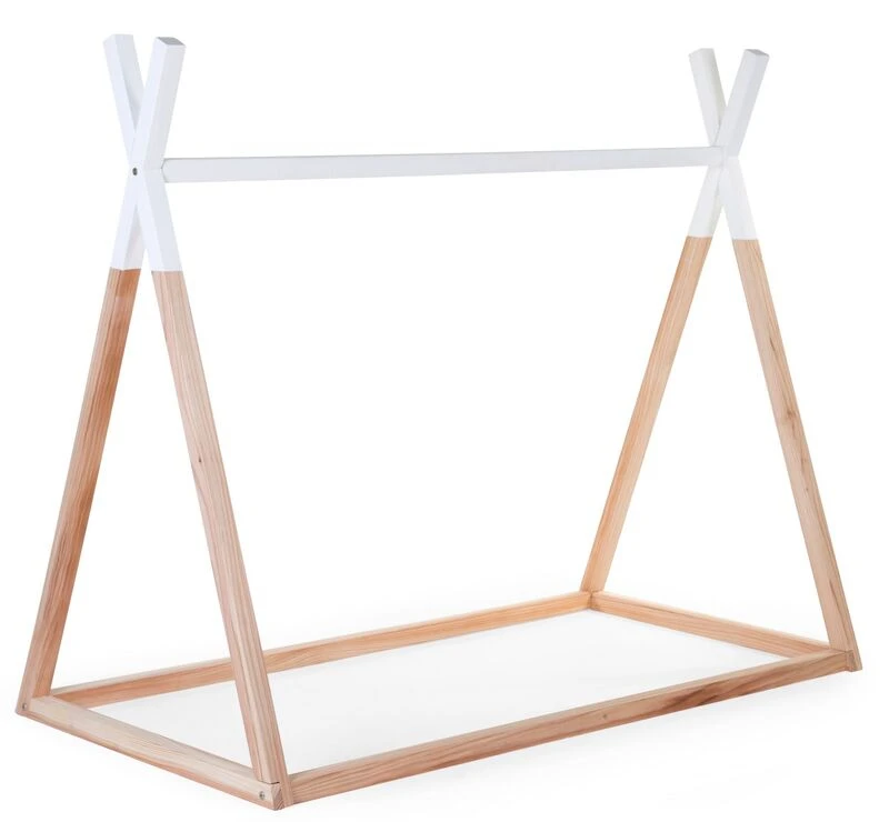 Childhome Lit Enfant Tipi 70 X 140 Cm Naturel/Blanc 1 Childhome Lit Enfant Tipi 70 X 140 Cm Naturel/Blanc