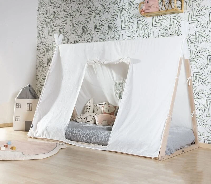 Childhome Lit Enfant Tipi 90 X 200 Cm Naturel/Blanc 10 Childhome Lit Enfant Tipi 90 X 200 Cm Naturel/Blanc – Image 10