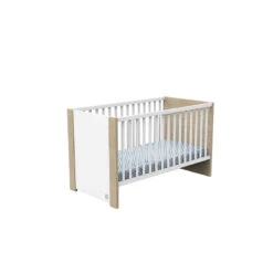 Lit évolutif Antonin 70 X 140 Cm Chêne / Blanc