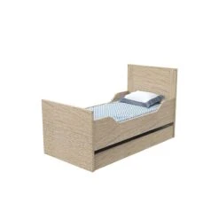 Lit évolutif Antonin 70 X 140 Cm Chêne 11 Lit évolutif Antonin 70 X 140 Cm Chêne -Soins Pour Bébé lit evolutif antonin 70 140 cm chene sauthon bambinou junior tiroir