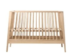 Leander Lit Bébé Sans Matelas Linea Bois De Chêne