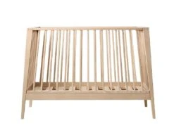 Leander Lit Bébé Sans Matelas Linea En Bois De Hêtre Naturel